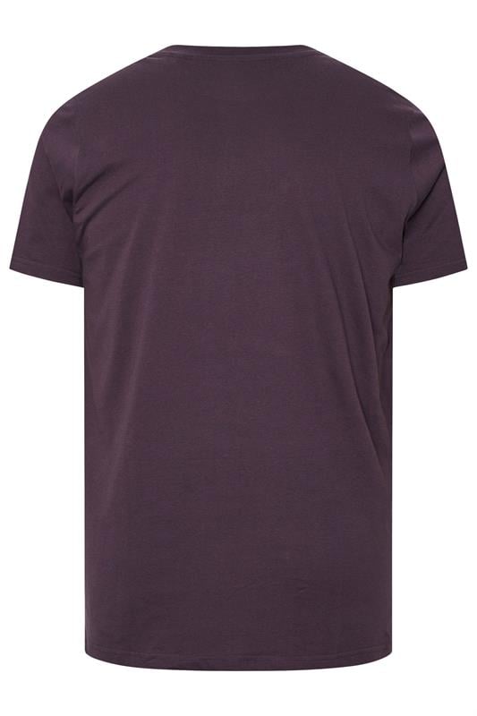 BadRhino Big & Tall Dark Purple Extra Long Core T-Shirt | BadRhino 6