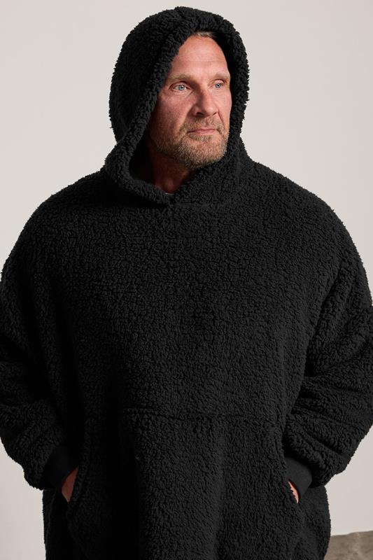 BadRhino Big & Tall Black Blanket Hoodie | BadRhino 4