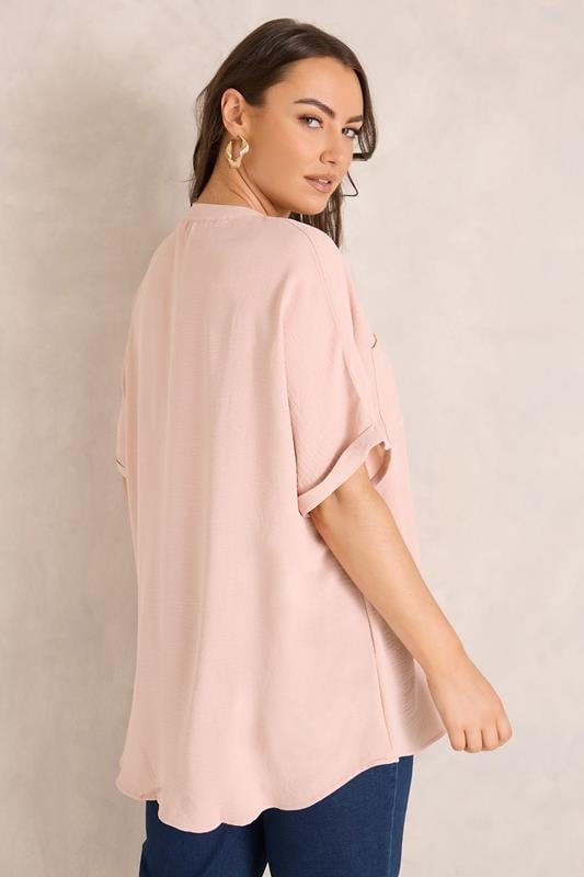 EVANS Plus Size 2 Pack Brown And Pink Utility Shirts | Evans 5