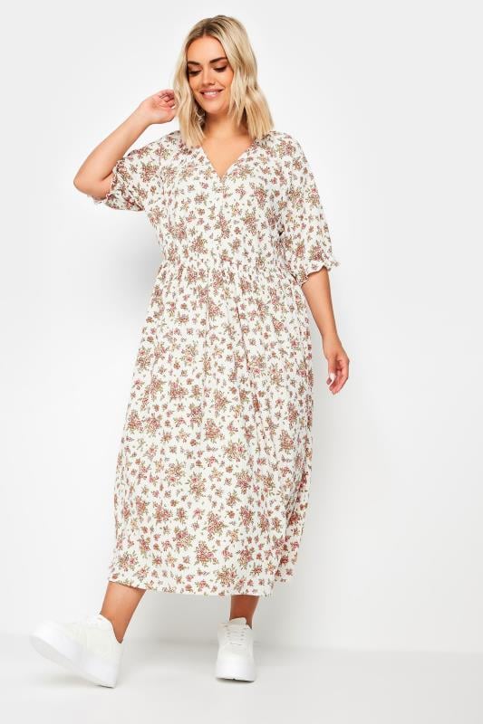 Plus size white attire best sale