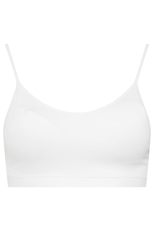 YOURSET 2 PACK Plus Size Black & White Seamless Padded Bralettes | Yours Clothing 11