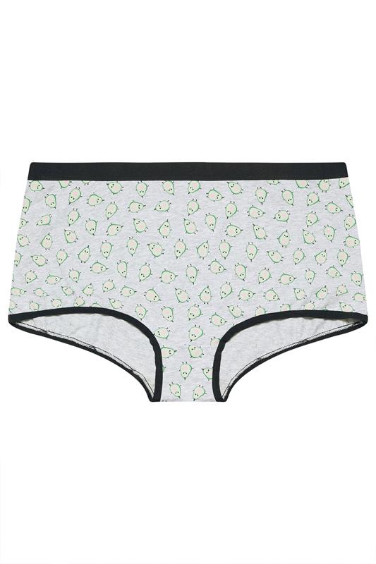 YOURSET 5 PACK Plus Size Grey Avocado Print Shorts | Yours Clothing 7