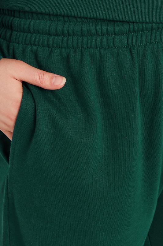 YOURS Plus Size Forest Green Cuffed Joggers | Yours Clothing 4