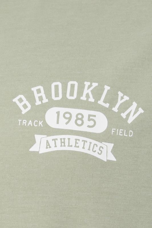 KAM Big & Tall Natural Brown 'Brooklyn' Raglan Tee | BadRhino 5