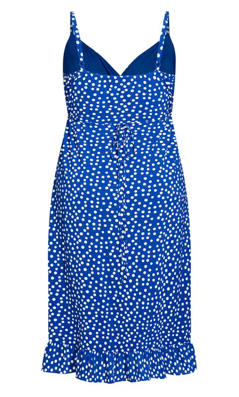 Evans Blue Wrap Dream Dress 5