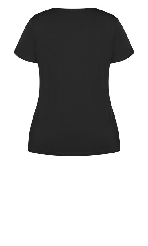 Evans Black Basic T-Shirt 6
