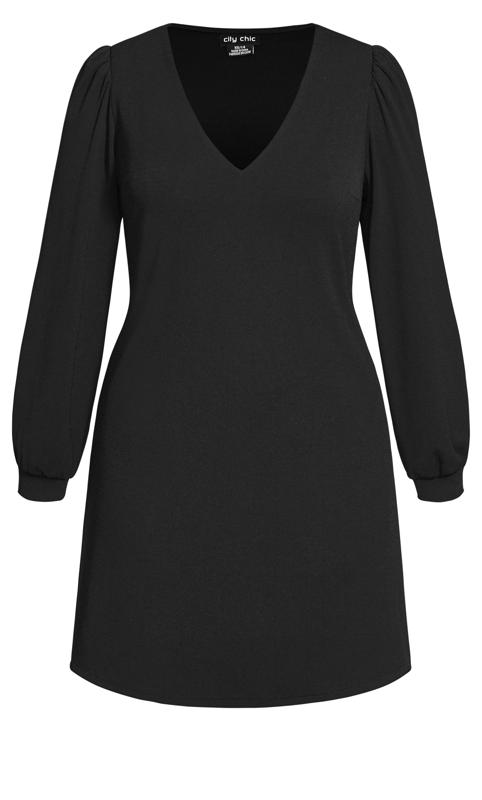 Quiero Black Puff Sleeve Mini Dress  3