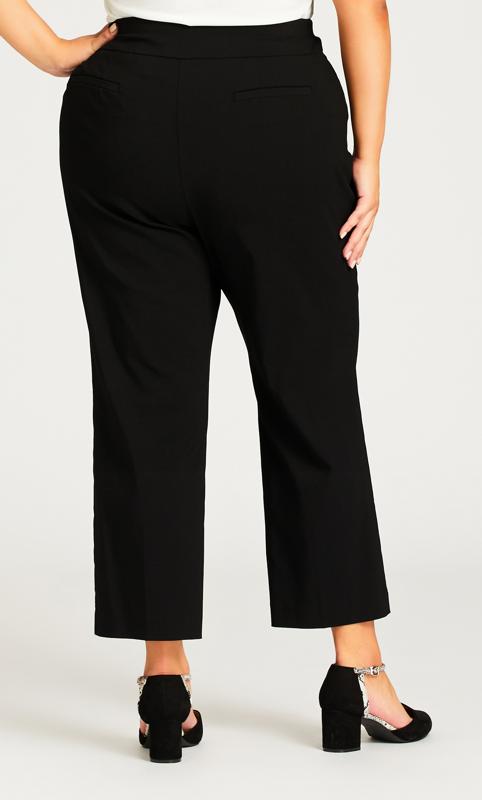 Evans Black Cropped Trousers 4