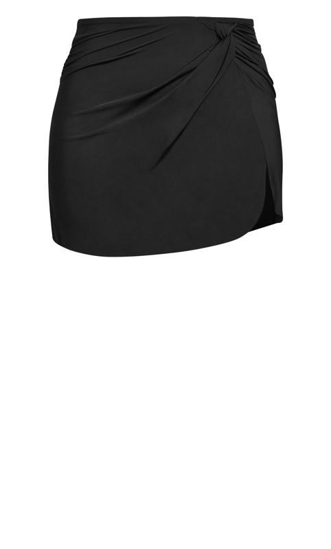 Plus Size Azores Bikini Skirt Black 7