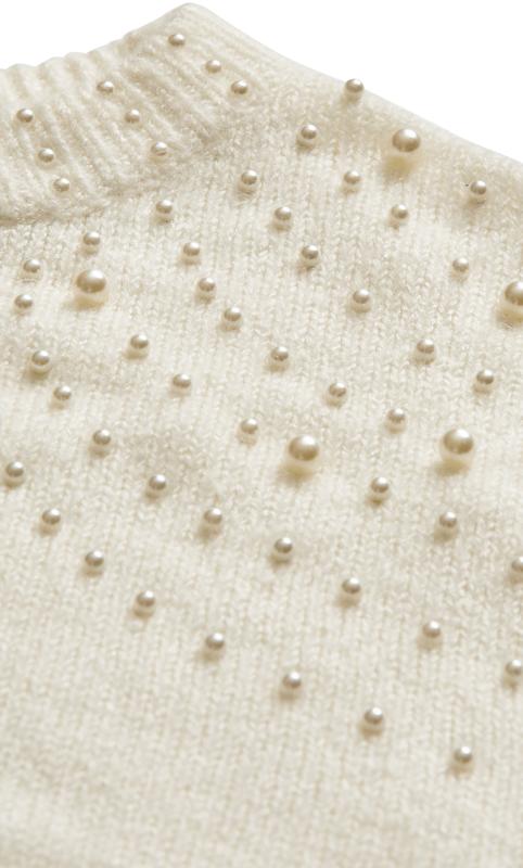 Evans Green Pearl Detail Jumper 8