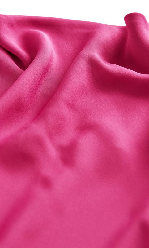 Evans Hot Pink Cowl Neck Midaxi Slip Dress 5