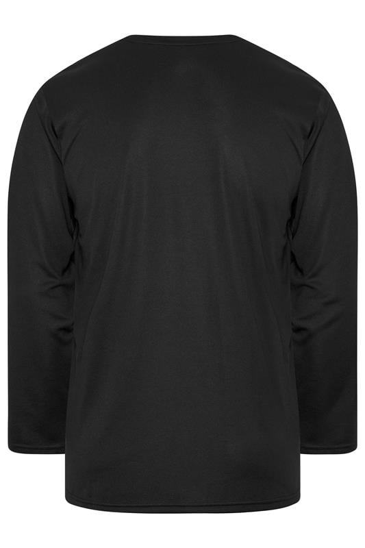 IronRhino Big & Tall Black Performance Long Sleeve T-Shirt | BadRhino 6