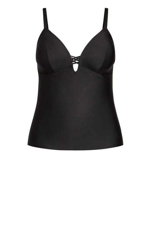 Plus Size Black Tankini Swimwear 3