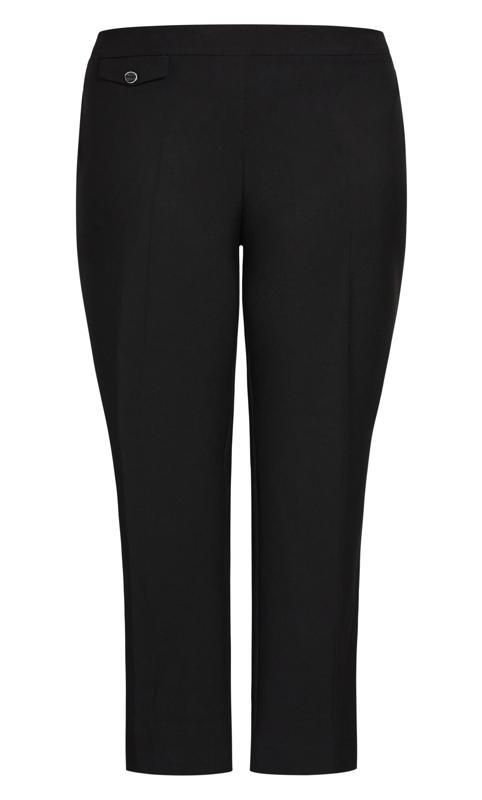 Plus Size Cool Hand Stretch Trousers Black  6
