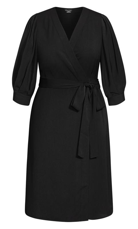 Plus Size Sultry Dress - black 3