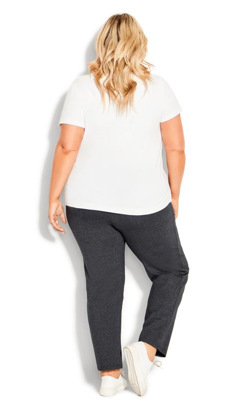 AVENUE | Women's Plus Size Supima® Active Pant Black - average - 26W/28W
