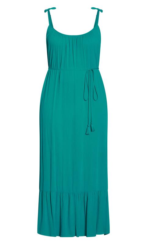 Evans Aqua Blue Maxi Sundress 3