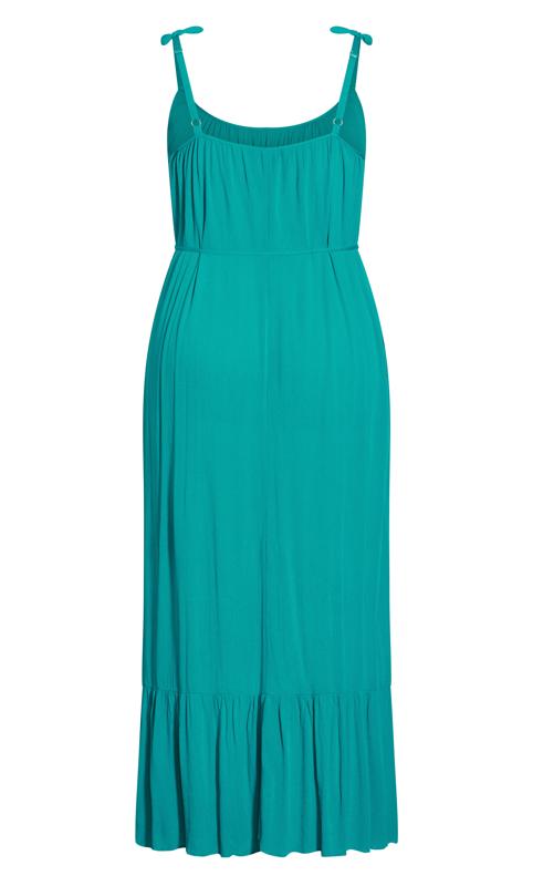 Evans Aqua Blue Maxi Sundress 4