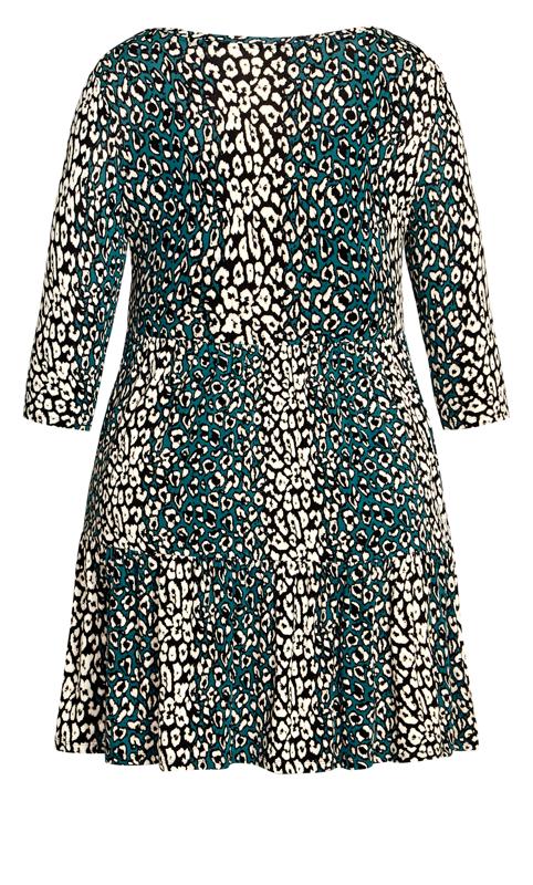 Plus Size Anya Print Dress Animal Leopard 5