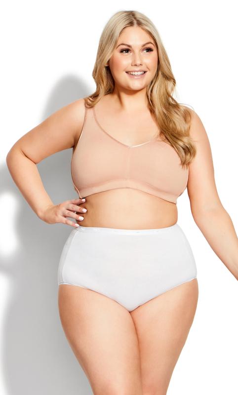 Avenue Plus Size Bra Seamless in Nude, Size 14160 at