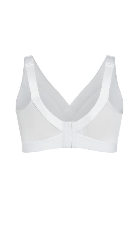 White Cooling Wire Free Bra 4