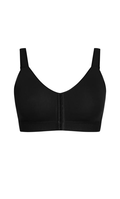 Buy Yours Black Curve 2 Pack Front Fastening Bra from Next Ireland