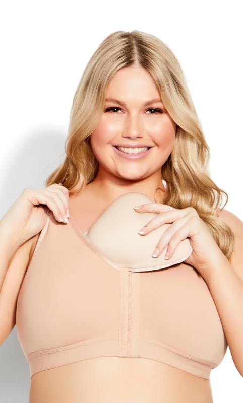 Evans Nude Post Surgery Front Fastening Bra 1