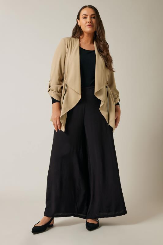 Plus size waterfall blazer hotsell