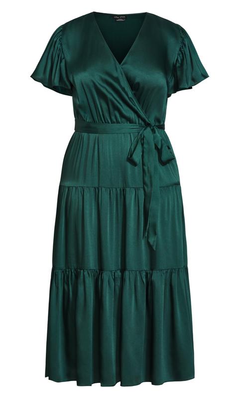 Tiered Sweetness Maxi Dress Emerald 4