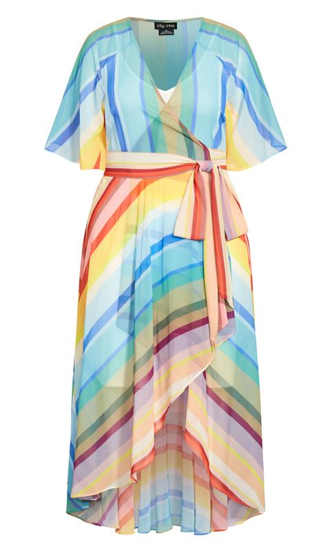 Gelato Stripe Multicolor Maxi Dress 4