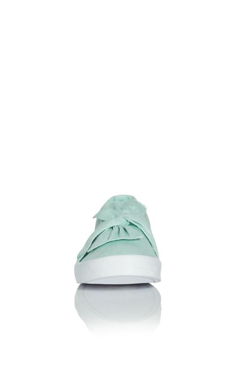 WIDE FIT Knot Skater - green 5