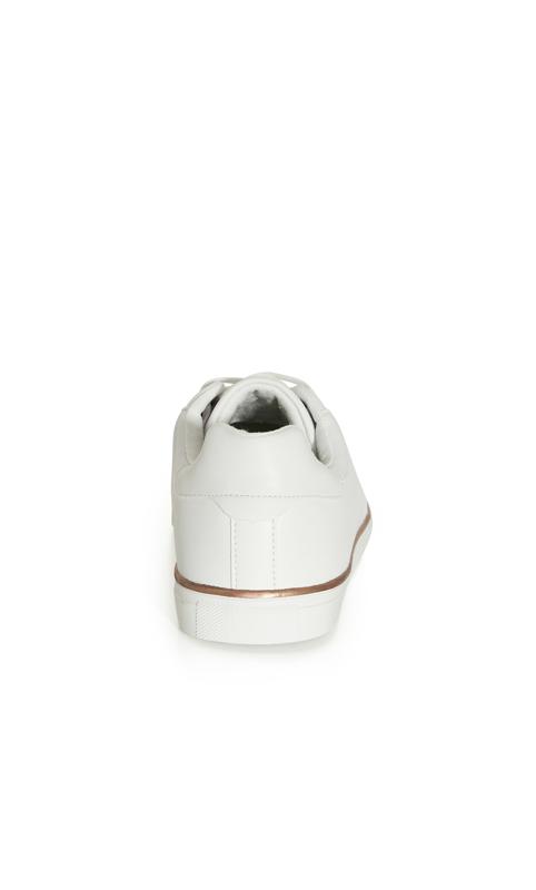 Wide Fit Spencer Trainer White 3