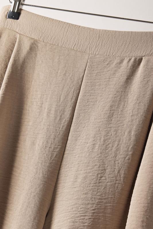 EVANS Plus Size Taupe Brown Culottes | Evans  8