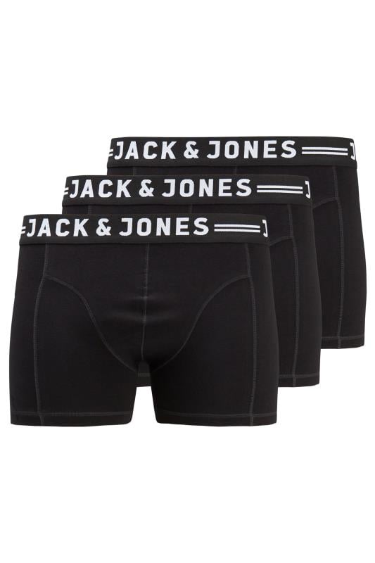 JACK & JONES Black 3 Pack Trunks