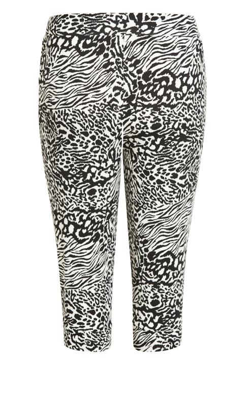 Ebony Zebra Crop Trouser 7