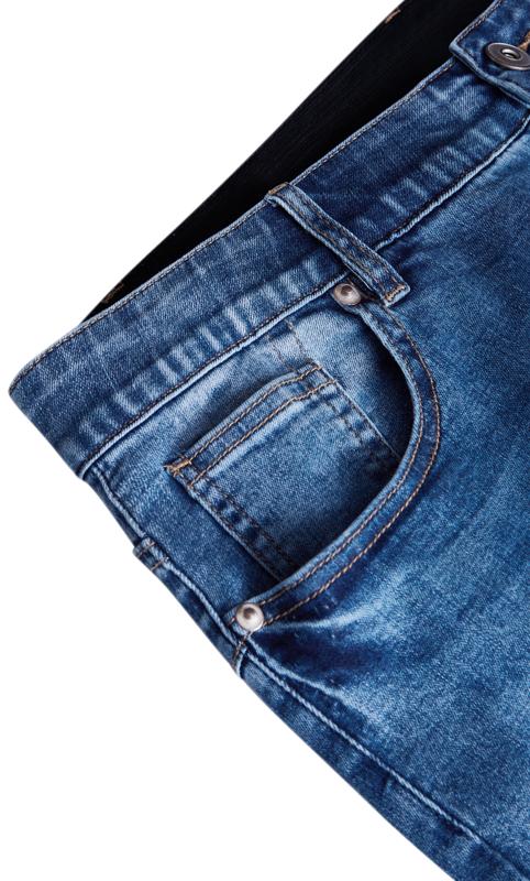 Aveology Light Blue Wash Cropped Skinny Jeans 14