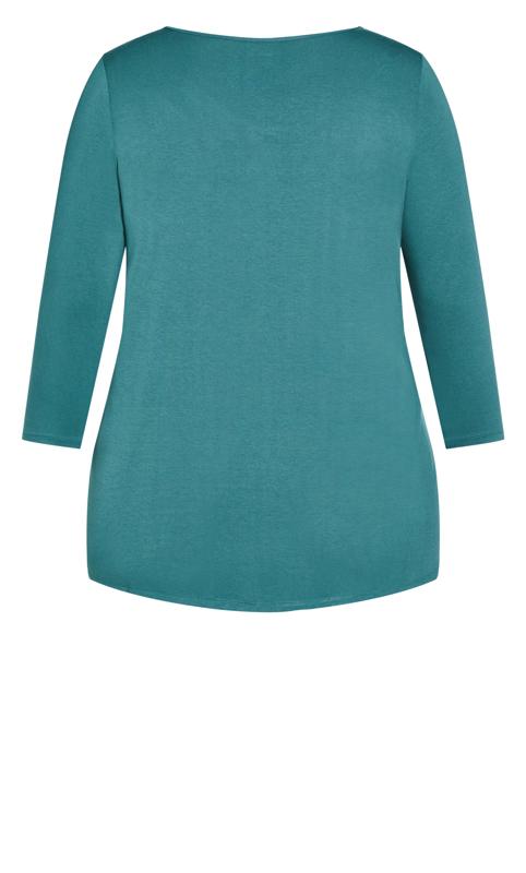 Evans Green Milly Pleat Plain Top 6