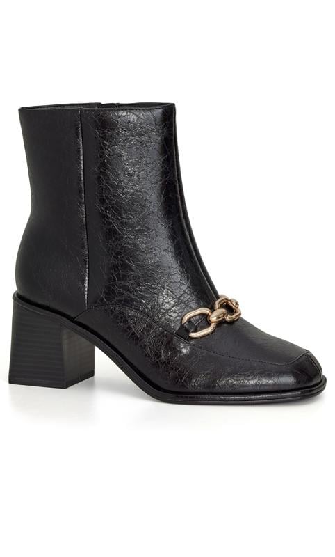 Ethan Black Wide Width Ankle Boot 1