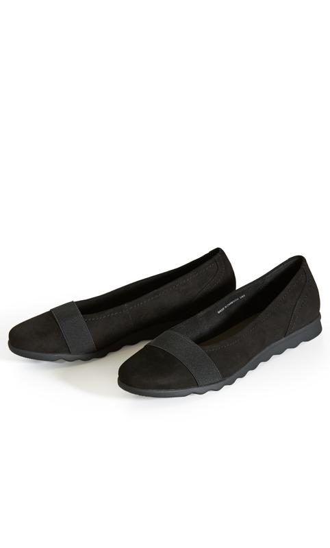 Doris Flat Black Shoe 6
