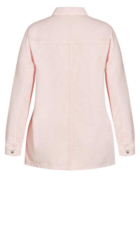 Twill Plain Pink Jacket 6