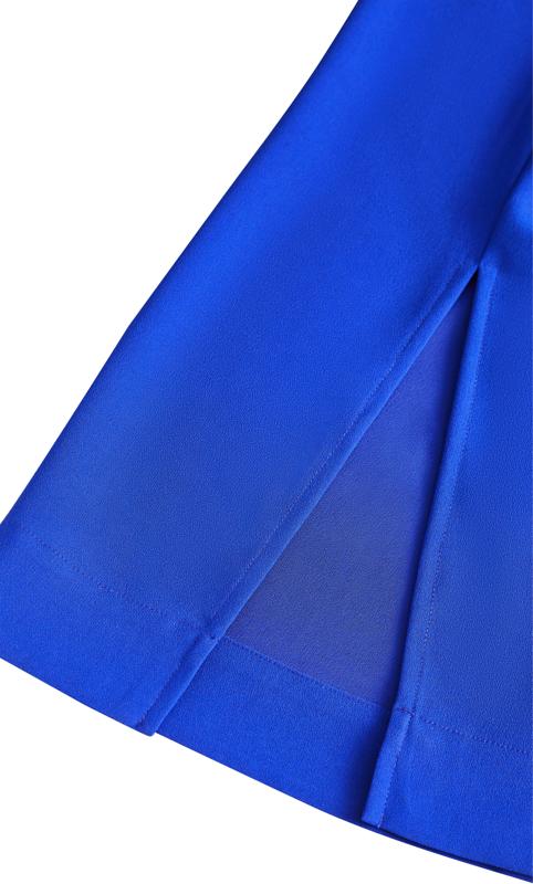Chic Split Cobalt Blue Trouser 6