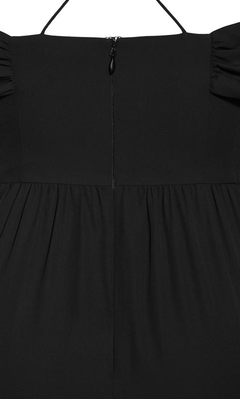 Entwine Maxi Black Dress 5