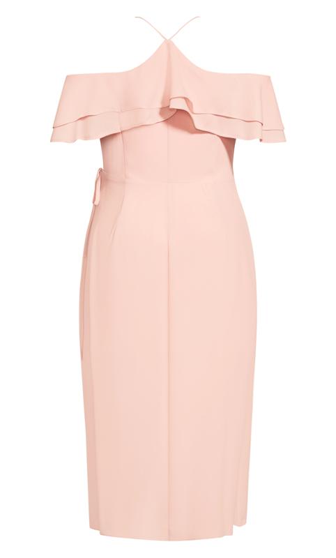Elegant Shock Pink Maxi Dress 4