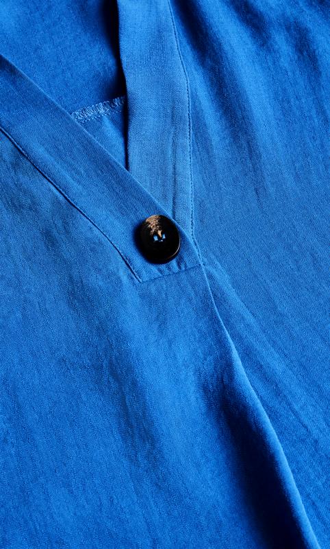 Single Button Shirt Blue 7