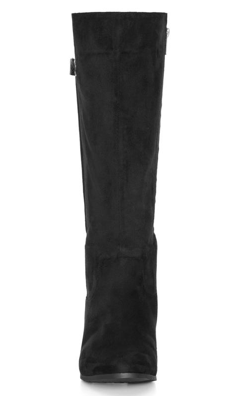 Charlotte Wide Fit Black Tall Boot  5