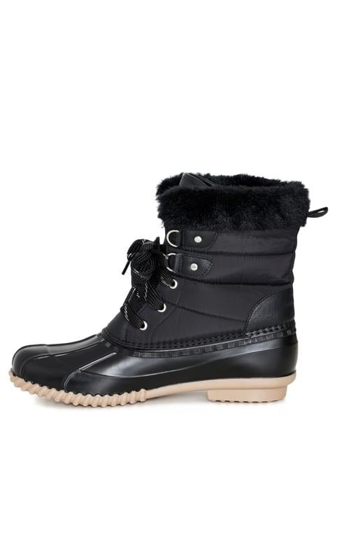 Georgie Black Wide Fit Cold Weather Boot 4