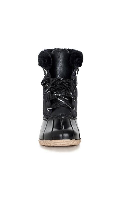 Georgie Black Wide Fit Cold Weather Boot 5