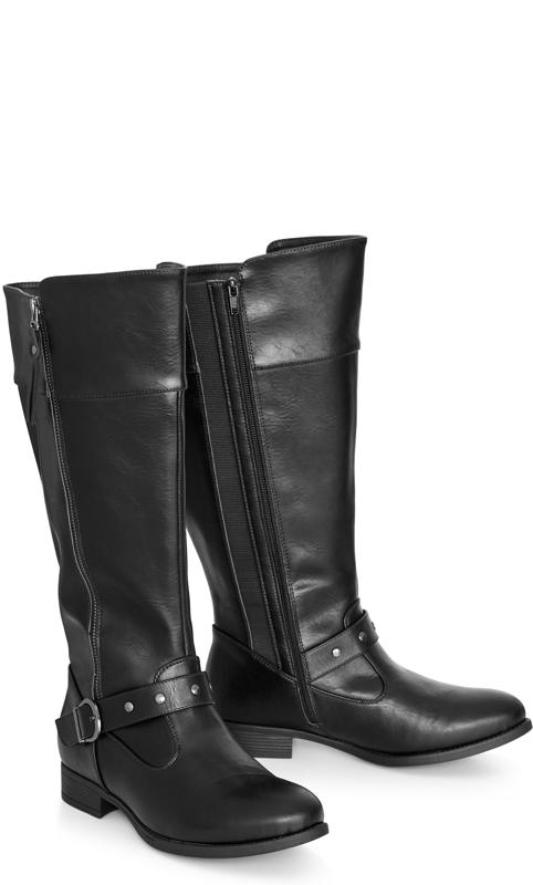 Jacinda Black Tall Boot 6
