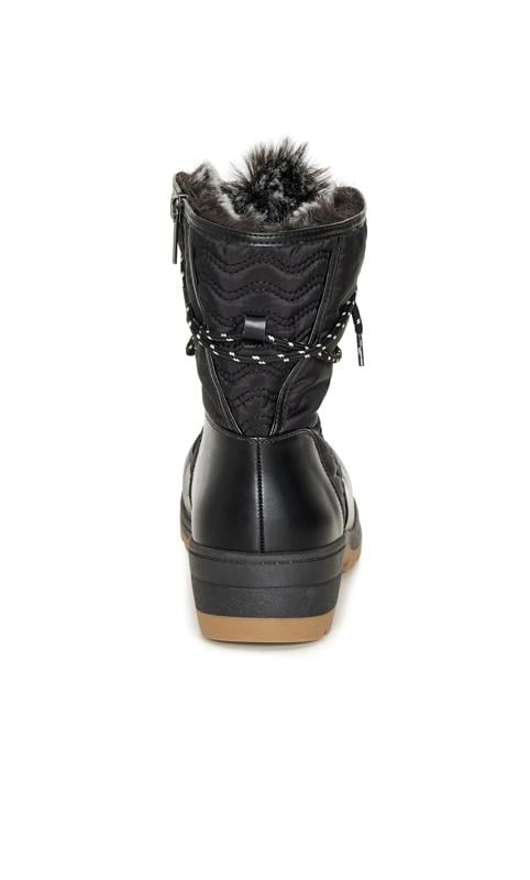 Sonya Black Wide Fit Cold Weather Boot 5