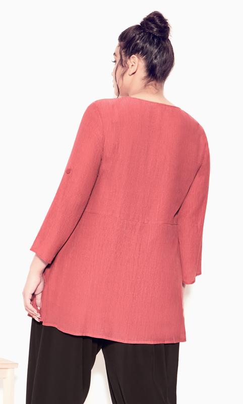 Evans Pink Izzy Layer Plain Tunic 4